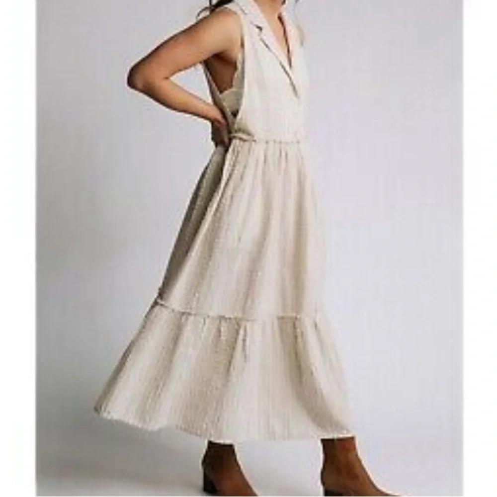 Free People Safron Flower Midi Dress